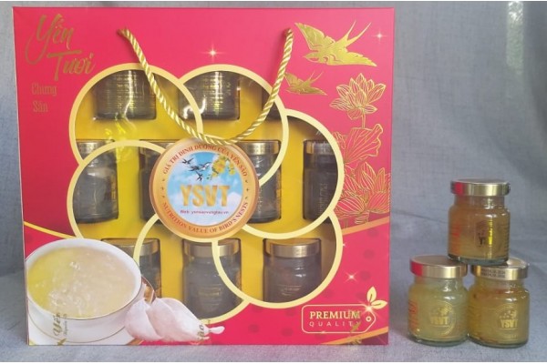 HỘP YẾN TƯƠI CHƯNG SẴN 10 HỦ ( Sỉ)